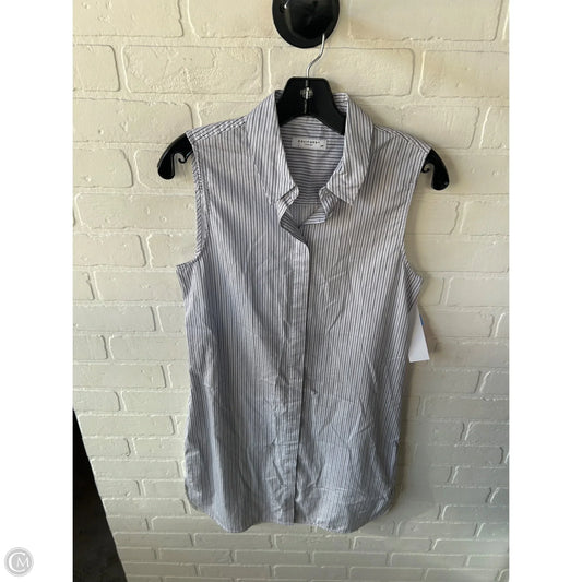 Dress Casual Short By Equipment In Black & White, Size: S