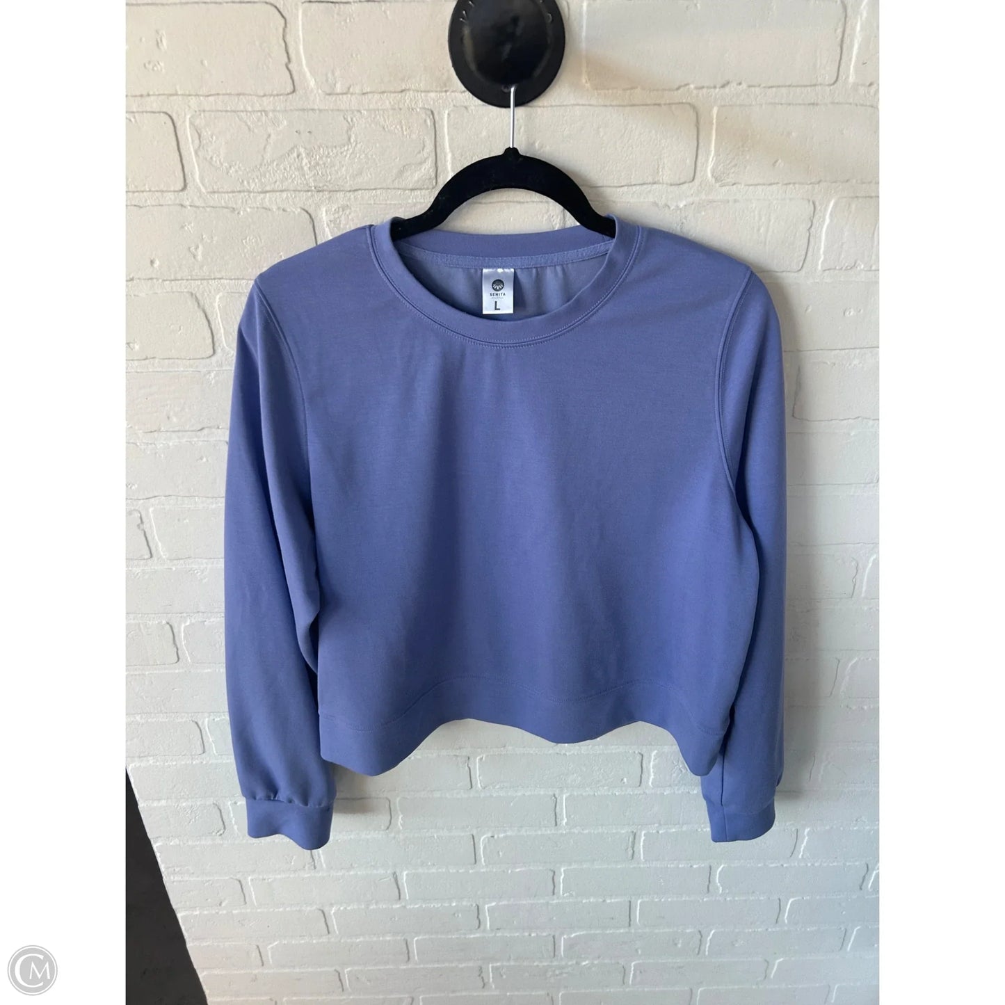 Top Long Sleeve By Senita In Purple, Size: L