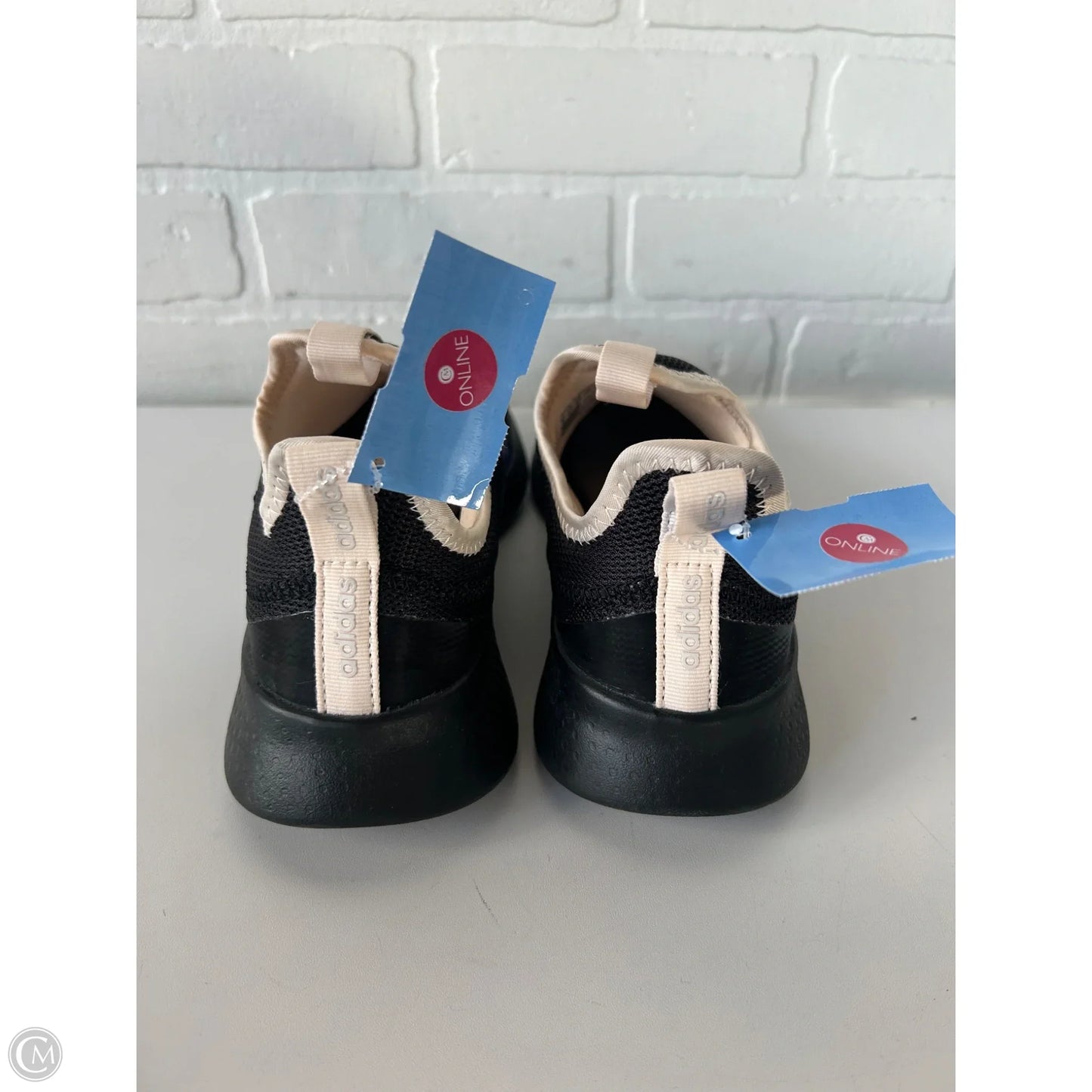 Shoes Sneakers By Adidas In Black & Cream, Size: 8