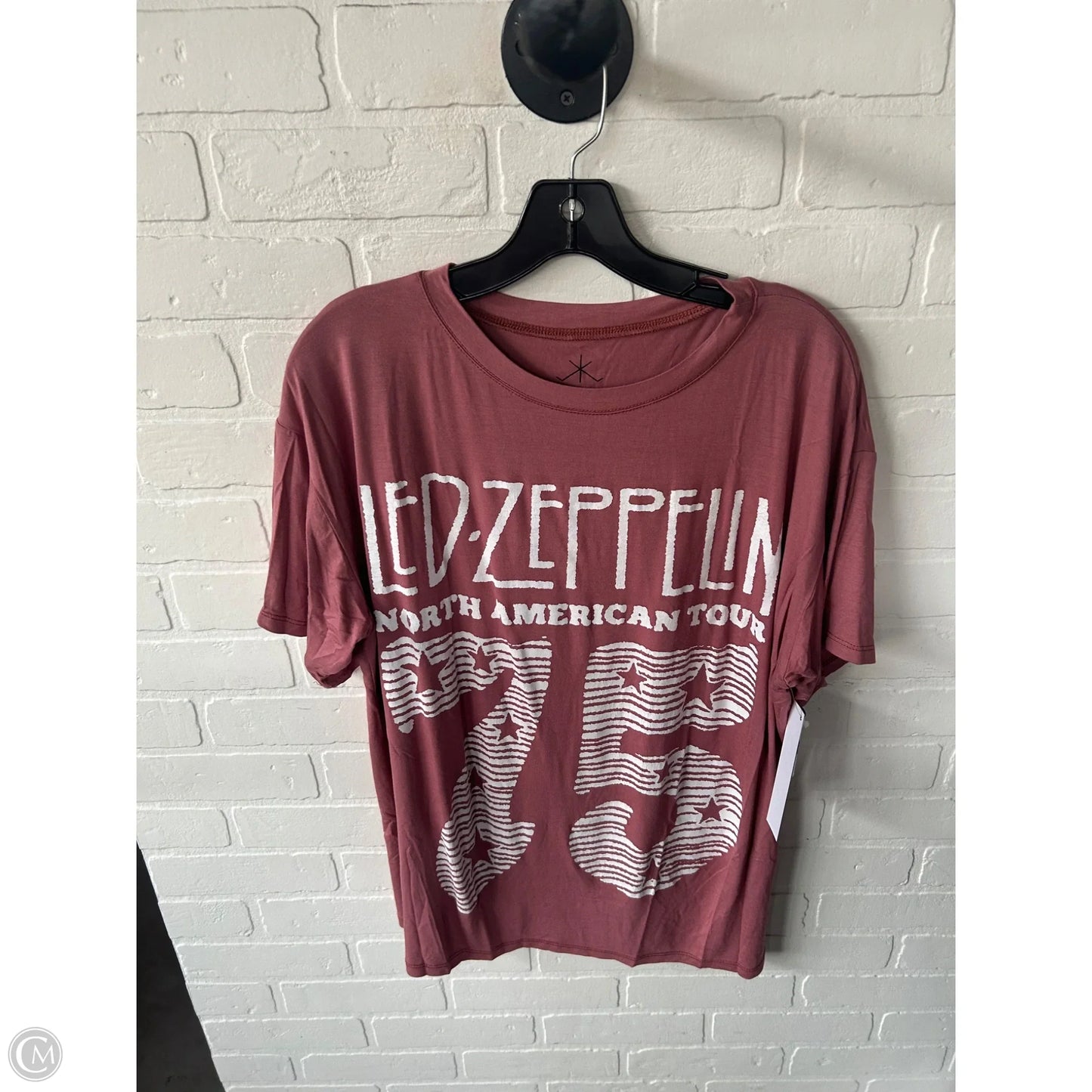 Top Short Sleeve Basic By Life In Pink, Size: M