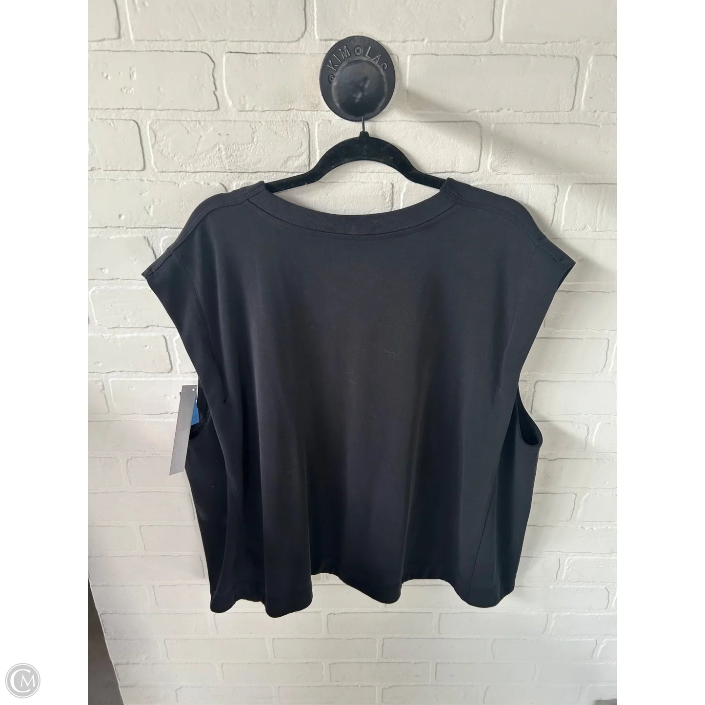 Athletic Top Short Sleeve By Athleta In Black, Size: 3x