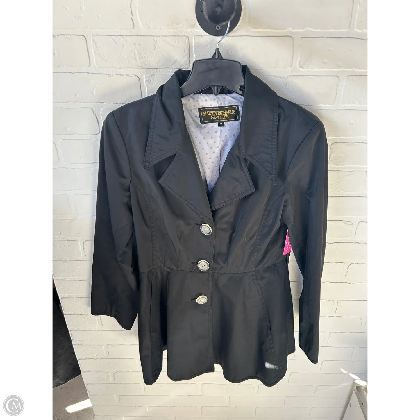 Coat Other By Marvin Richards In Black, Size: M