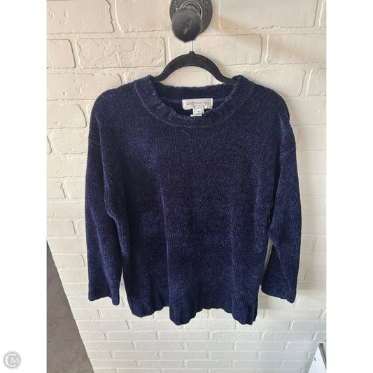 Sweater By Jones New York In Blue, Size: M