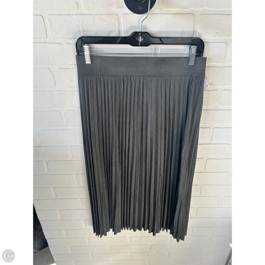 Skirt Midi By Tahari In Grey, Size: 8