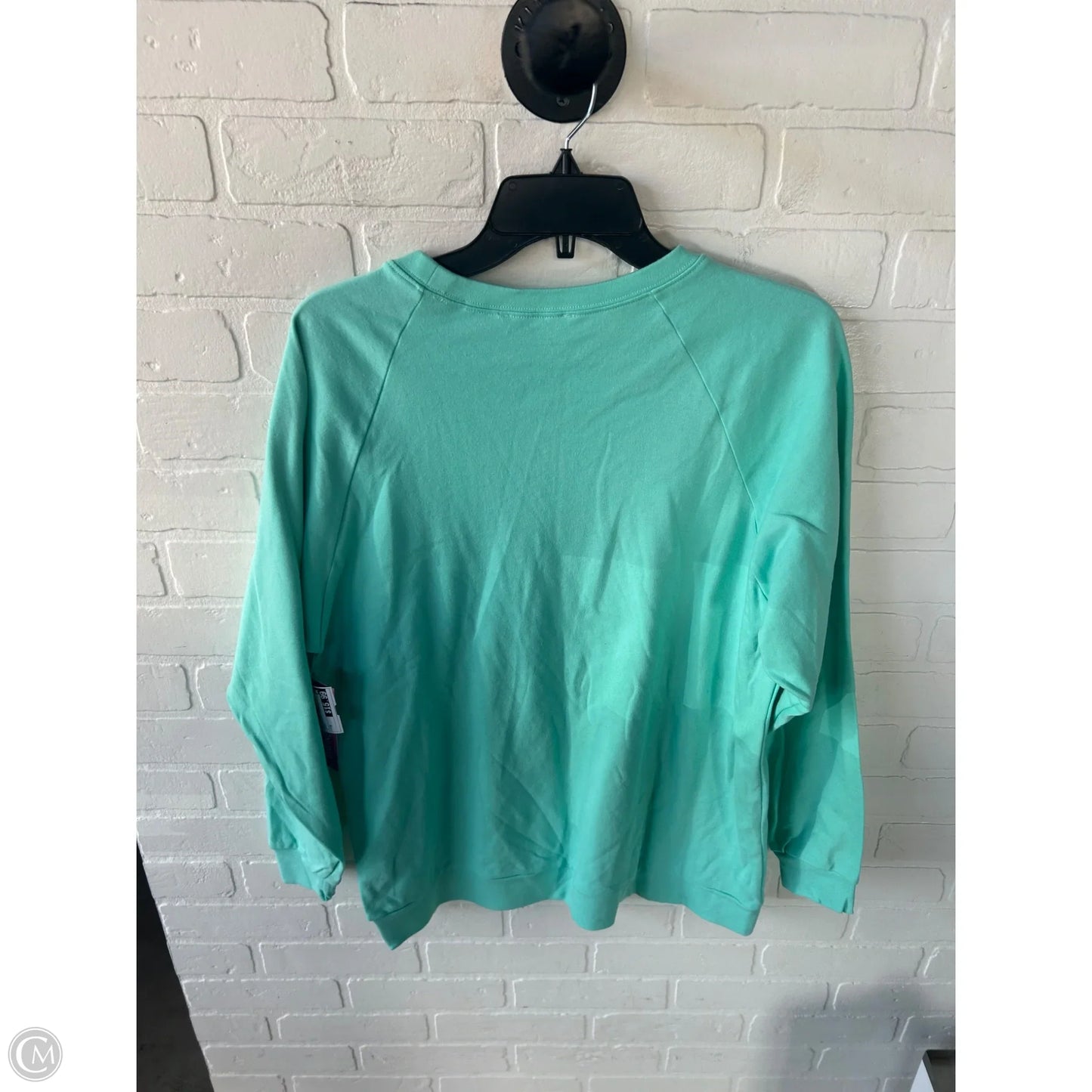 Sweatshirt Crewneck By Zenana In Green, Size: M