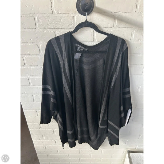 Sweater Cardigan By White House Black Market In Black & Grey, Size: M