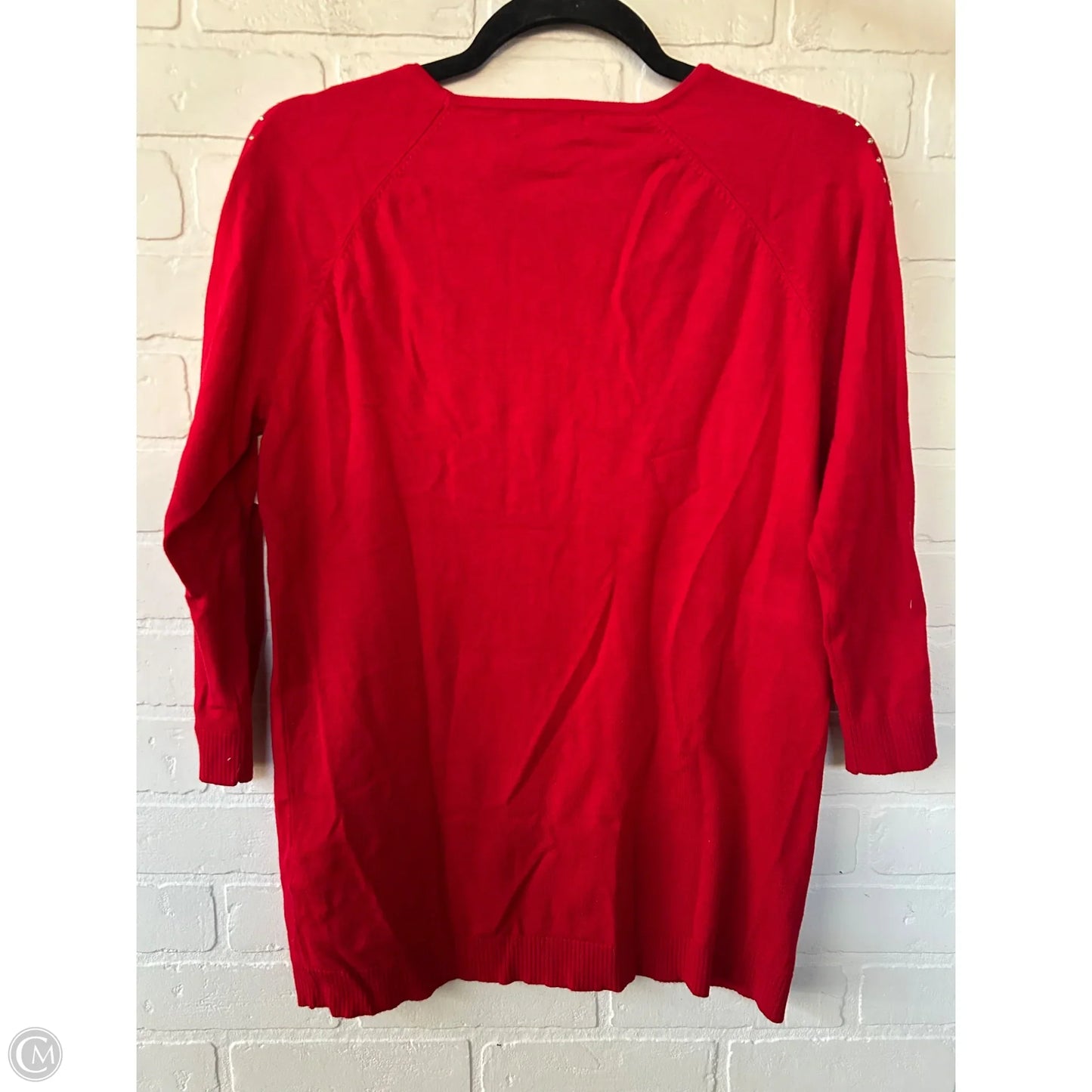 Sweater By Calvin Klein In Red, Size: M