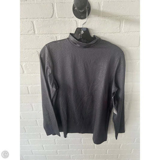 Top Long Sleeve By Susan Graver In Grey, Size: S