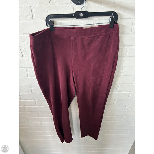 Pants Other By Chicos In Purple, Size: 16