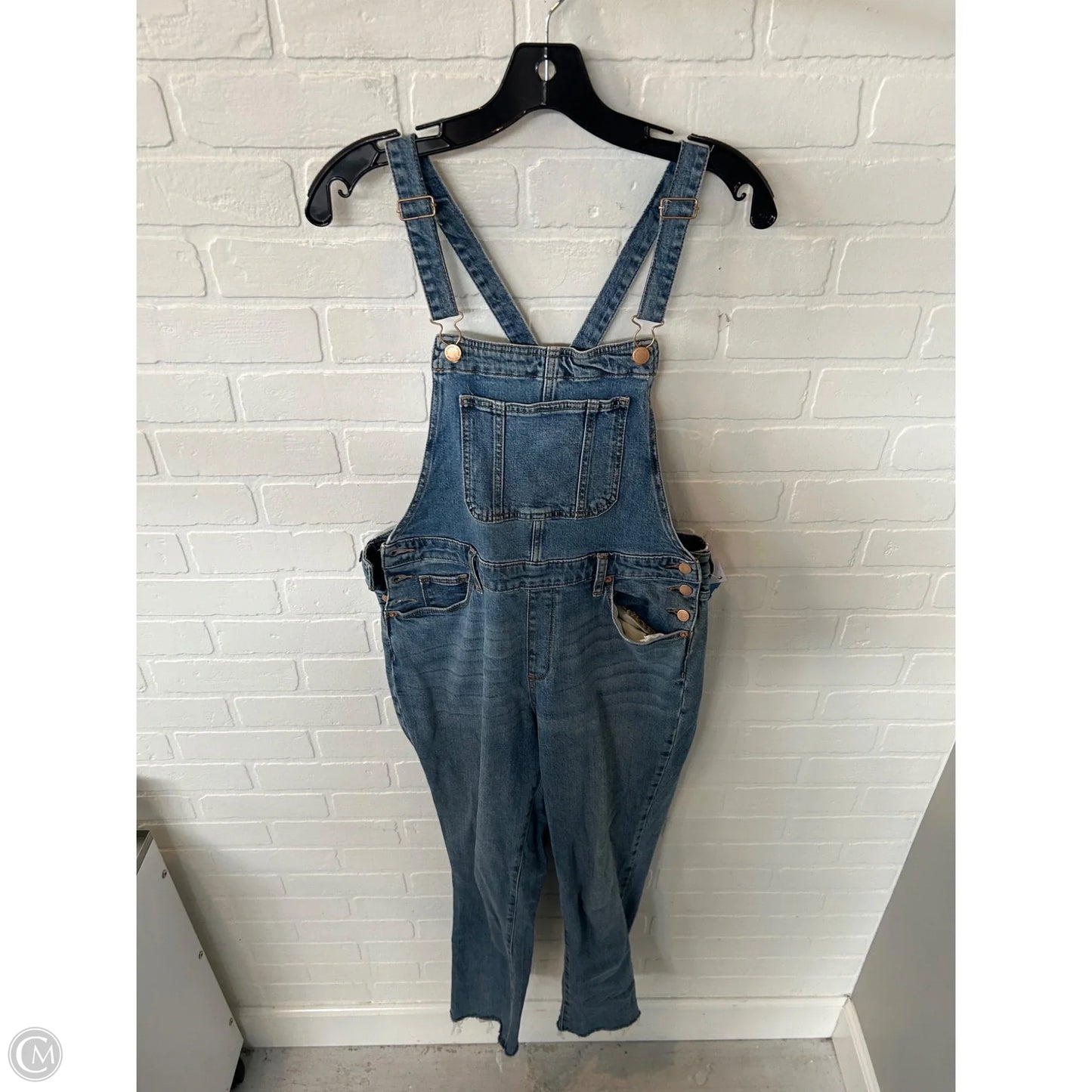 Overalls By Universal Thread In Blue Denim, Size: M