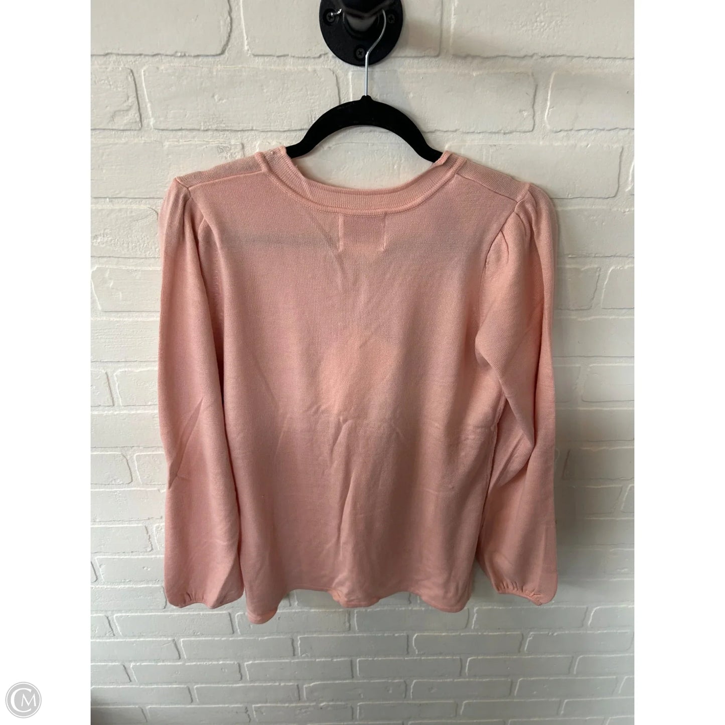 Sweater By Quaker Factory In Peach, Size: Xs