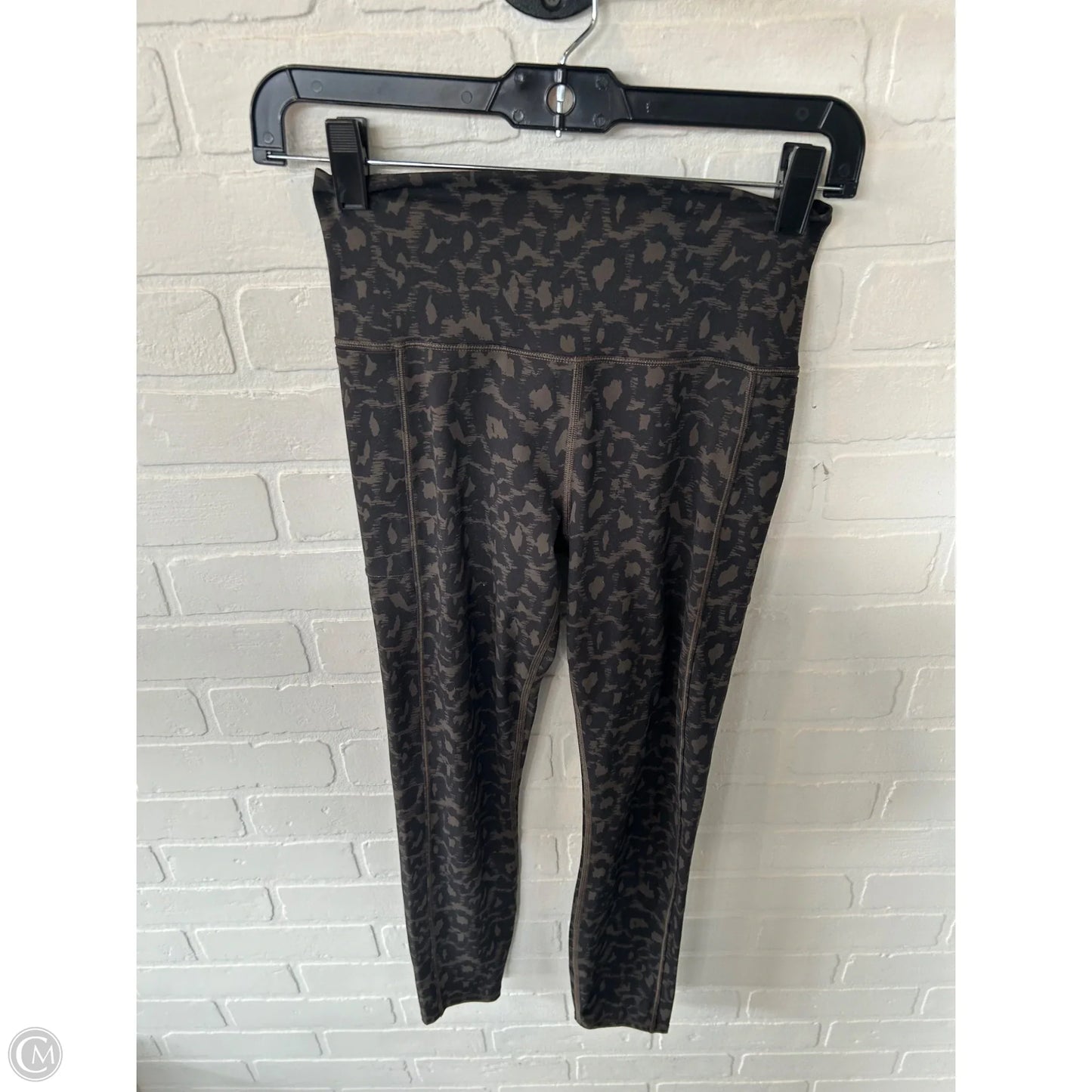 Athletic Leggings By Vuori In Black & Brown, Size: 0