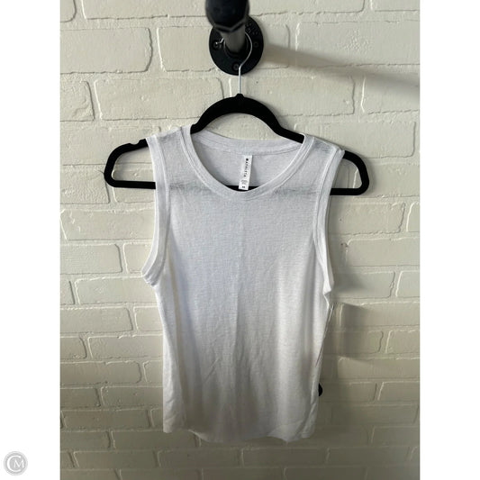 Athletic Tank Top By Athleta In White, Size: Xs