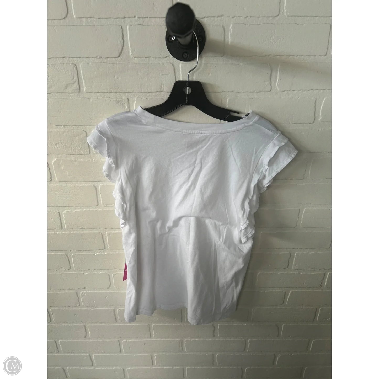 Top Short Sleeve By Michael By Michael Kors In White, Size: M