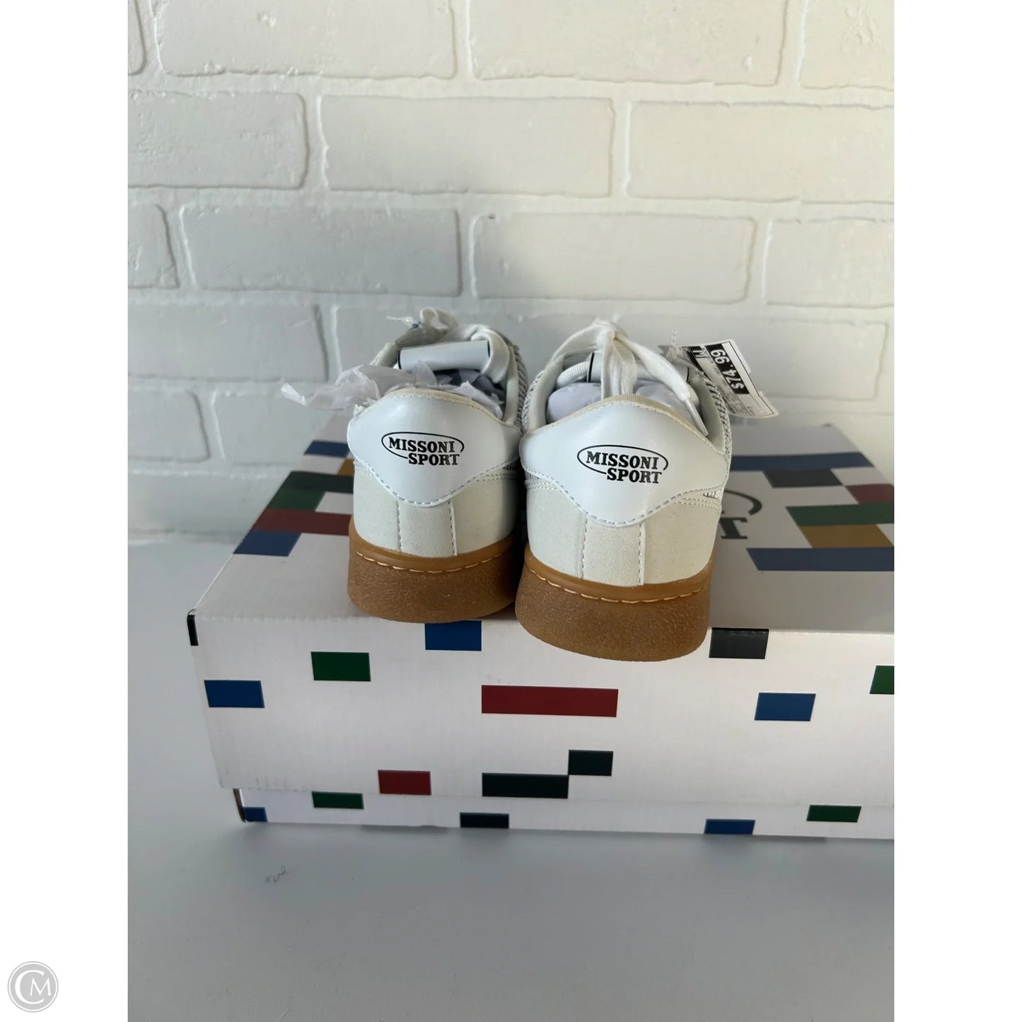 Shoes Sneakers By Cma In Grey & White, Size: 7