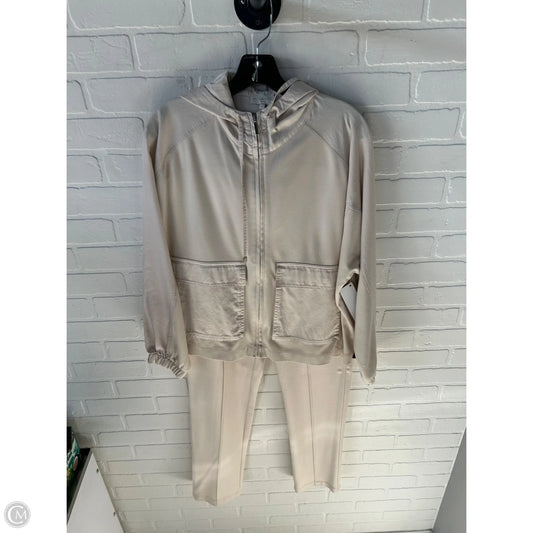 Lounge Set Pants By Clothes Mentor In Cream, Size: L