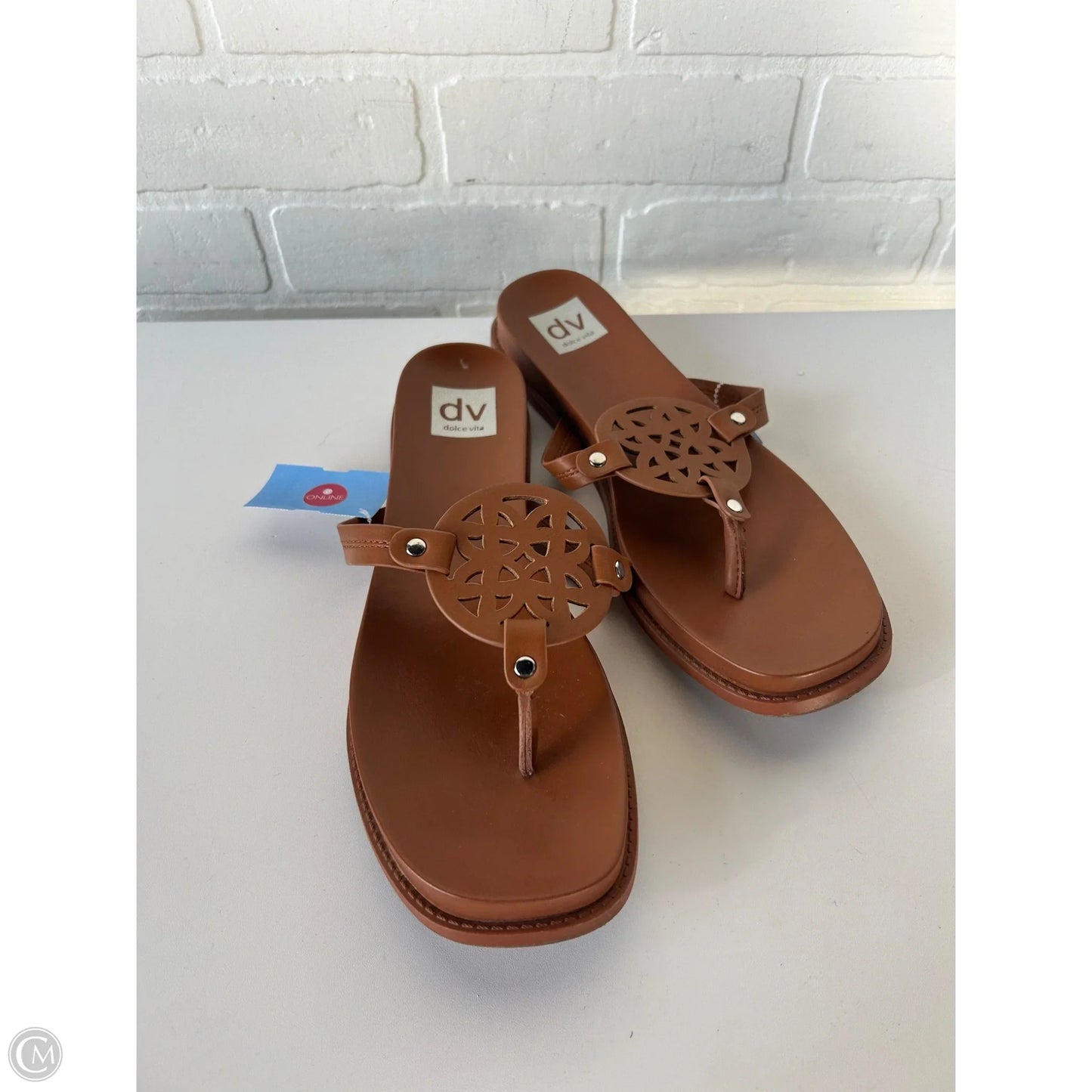 Sandals Flip Flops By Dolce Vita In Brown, Size: 9.5
