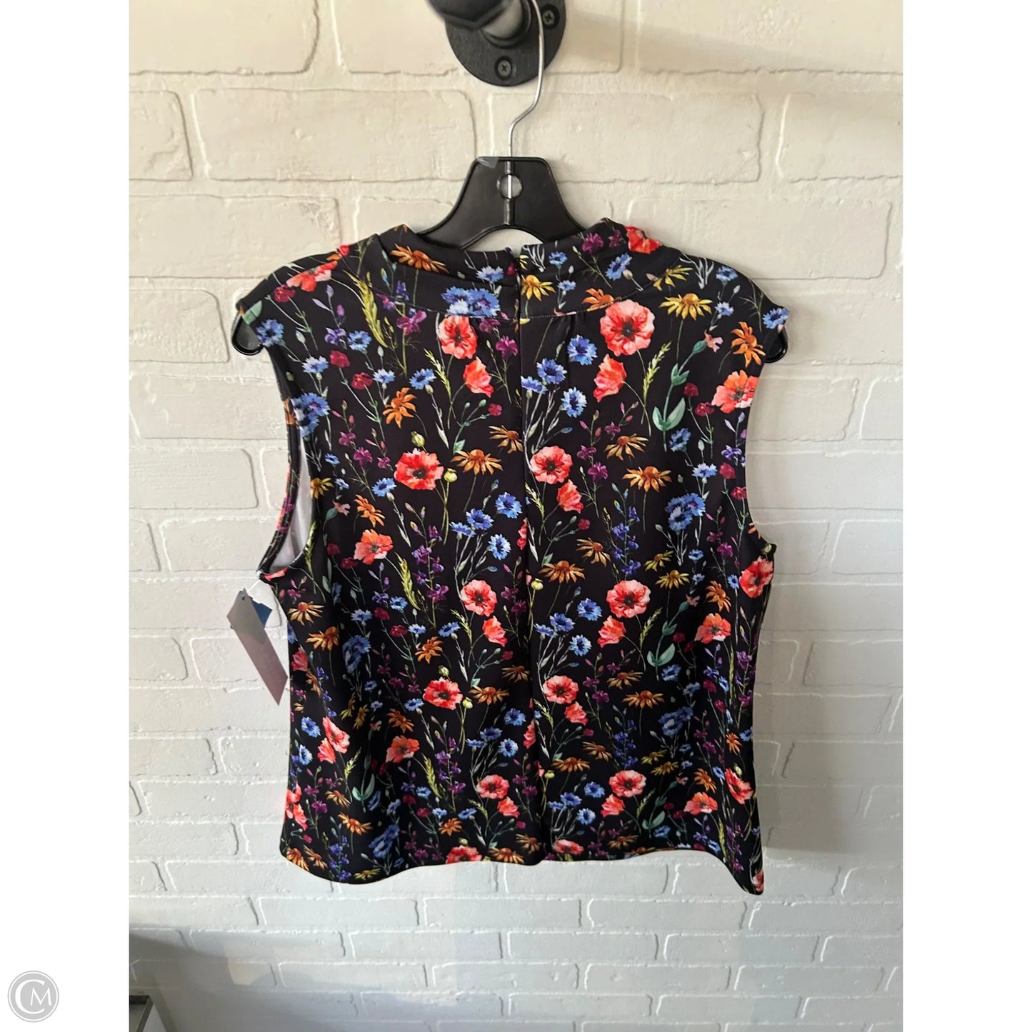 Top Sleeveless By Clothes Mentor In Black, Size: L