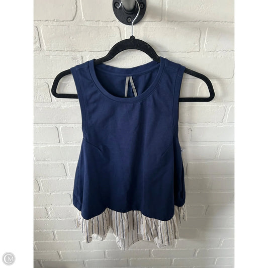Top Sleeveless By Anthropologie In Blue, Size: S
