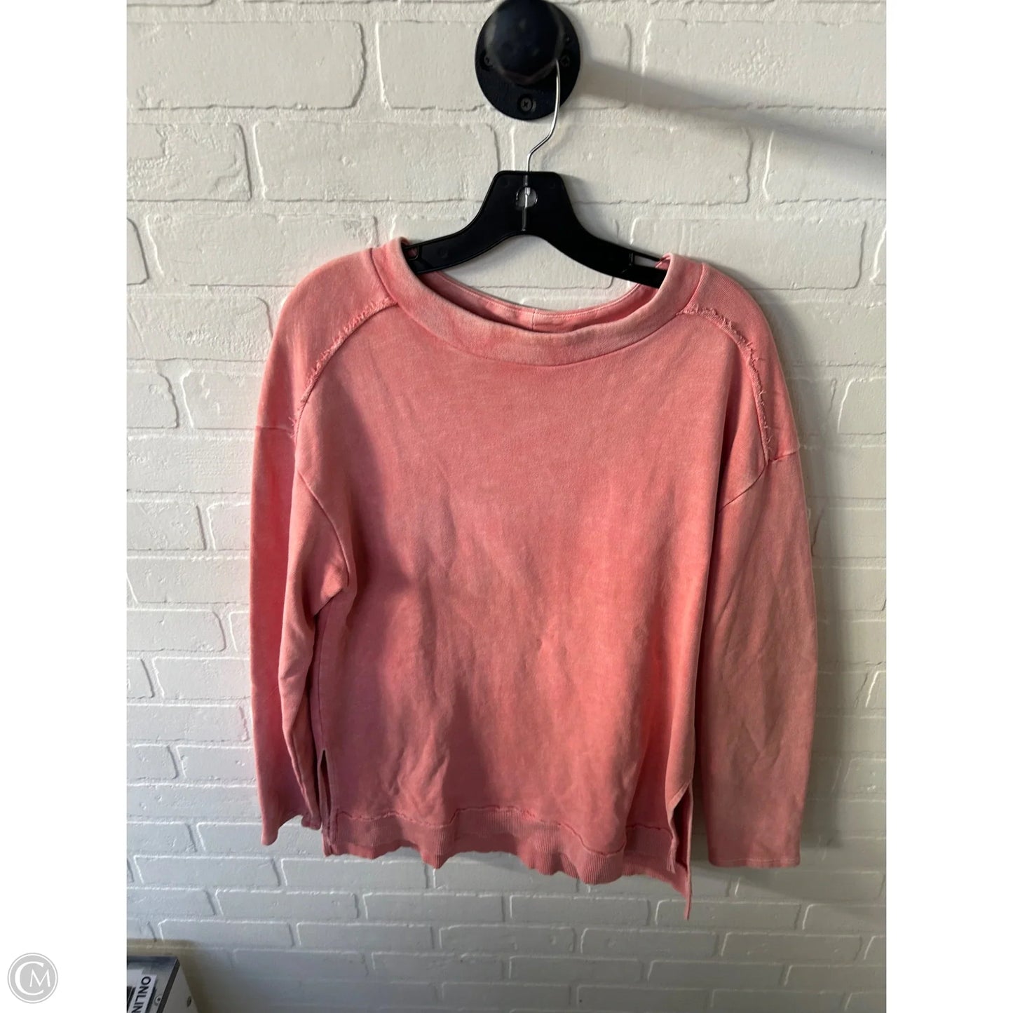 Sweatshirt Crewneck By Pilcro In Orange, Size: M