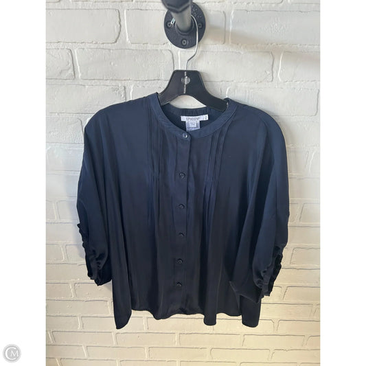 Top Short Sleeve By Chicos In Blue, Size: L