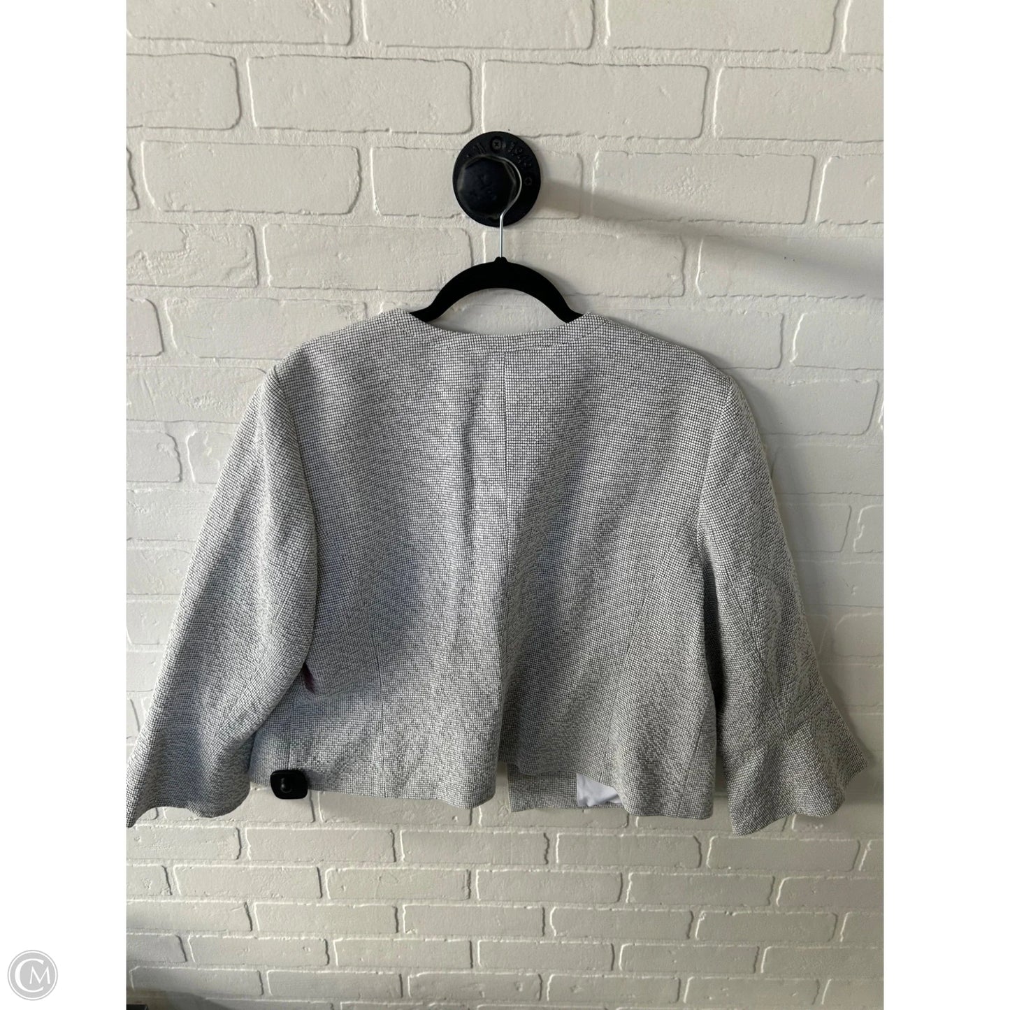 Blazer By Ann Taylor In Black & White, Size: Xl