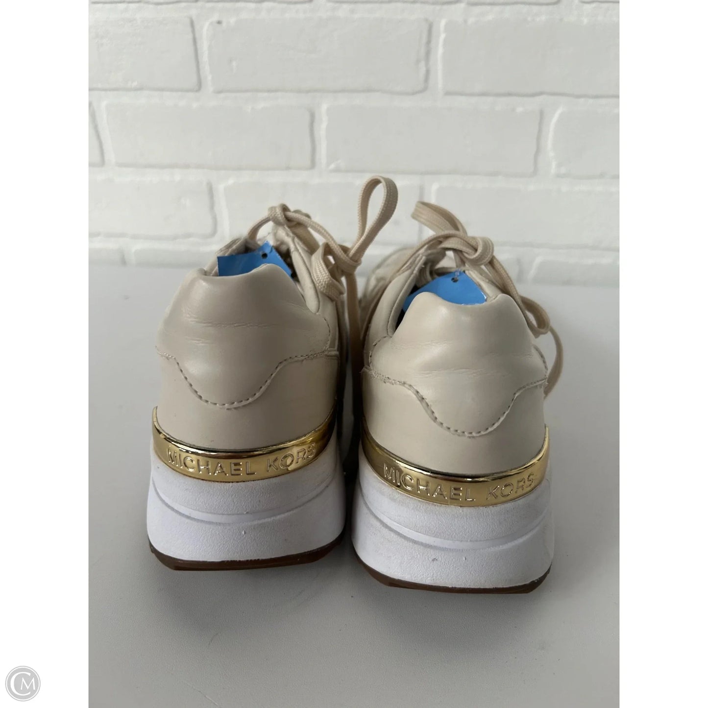 Shoes Sneakers By Michael By Michael Kors In Cream, Size: 9