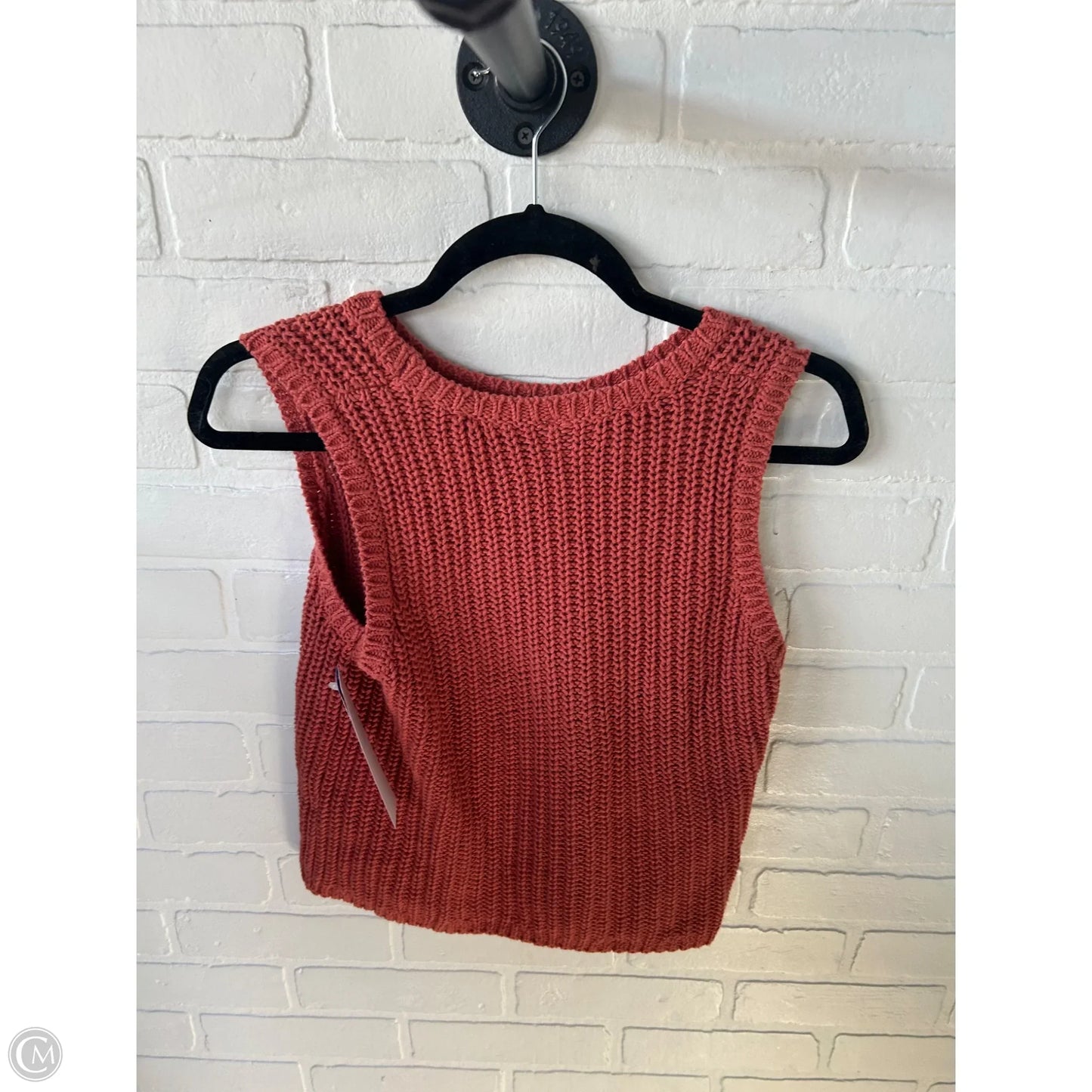 Vest Sweater By Old Navy In Orange, Size: S