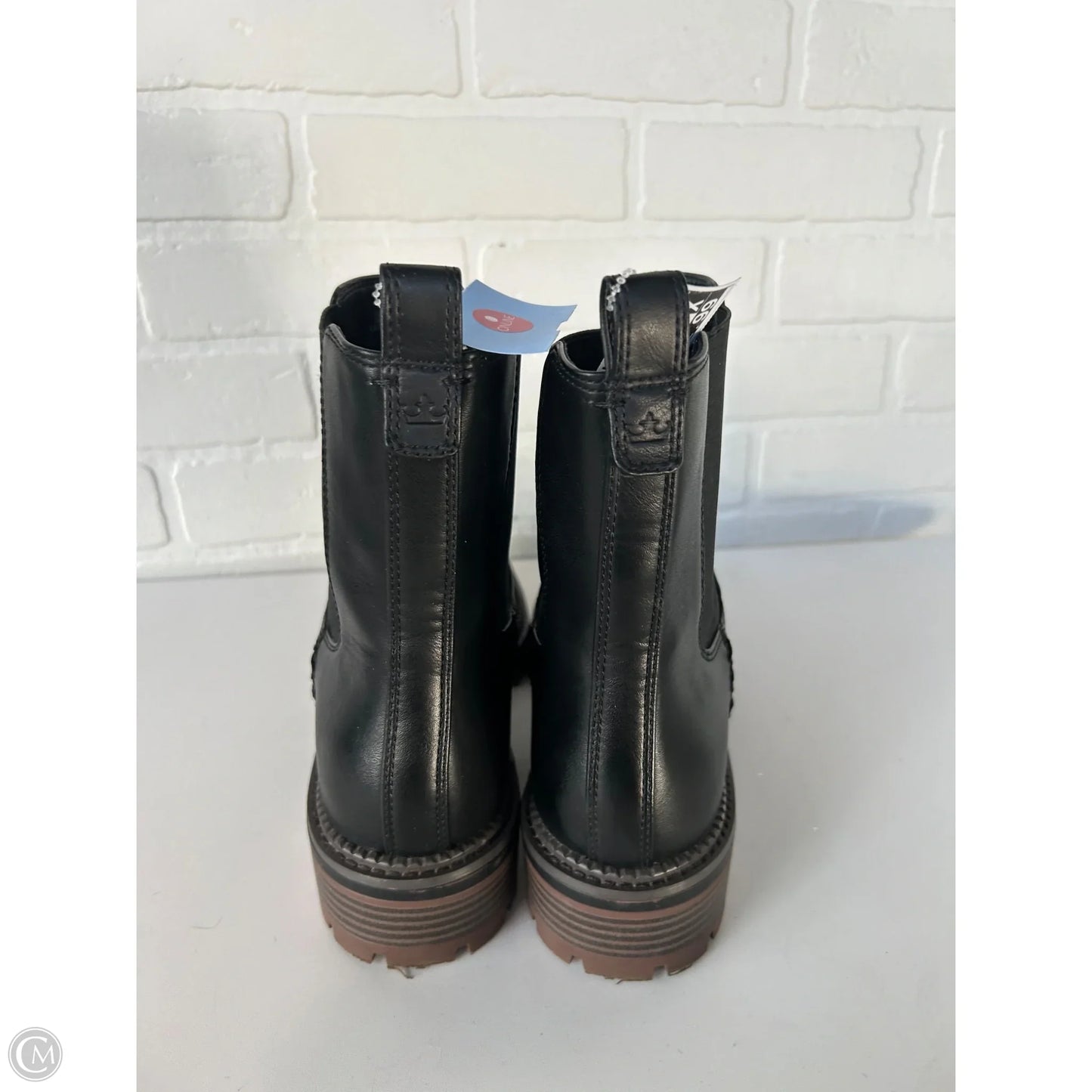 Boots Mid-calf Flats By Crown Vintage In Black, Size: 11