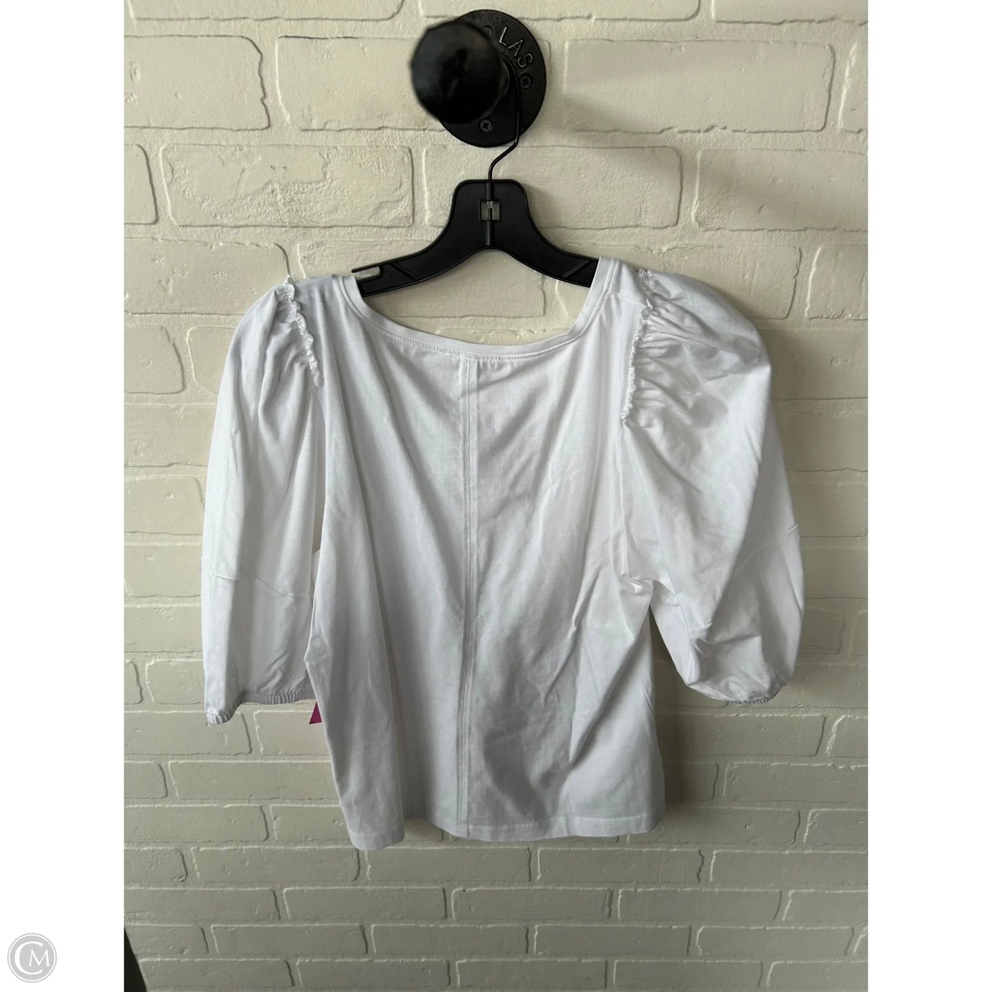 Top Short Sleeve By Madewell In White, Size: M