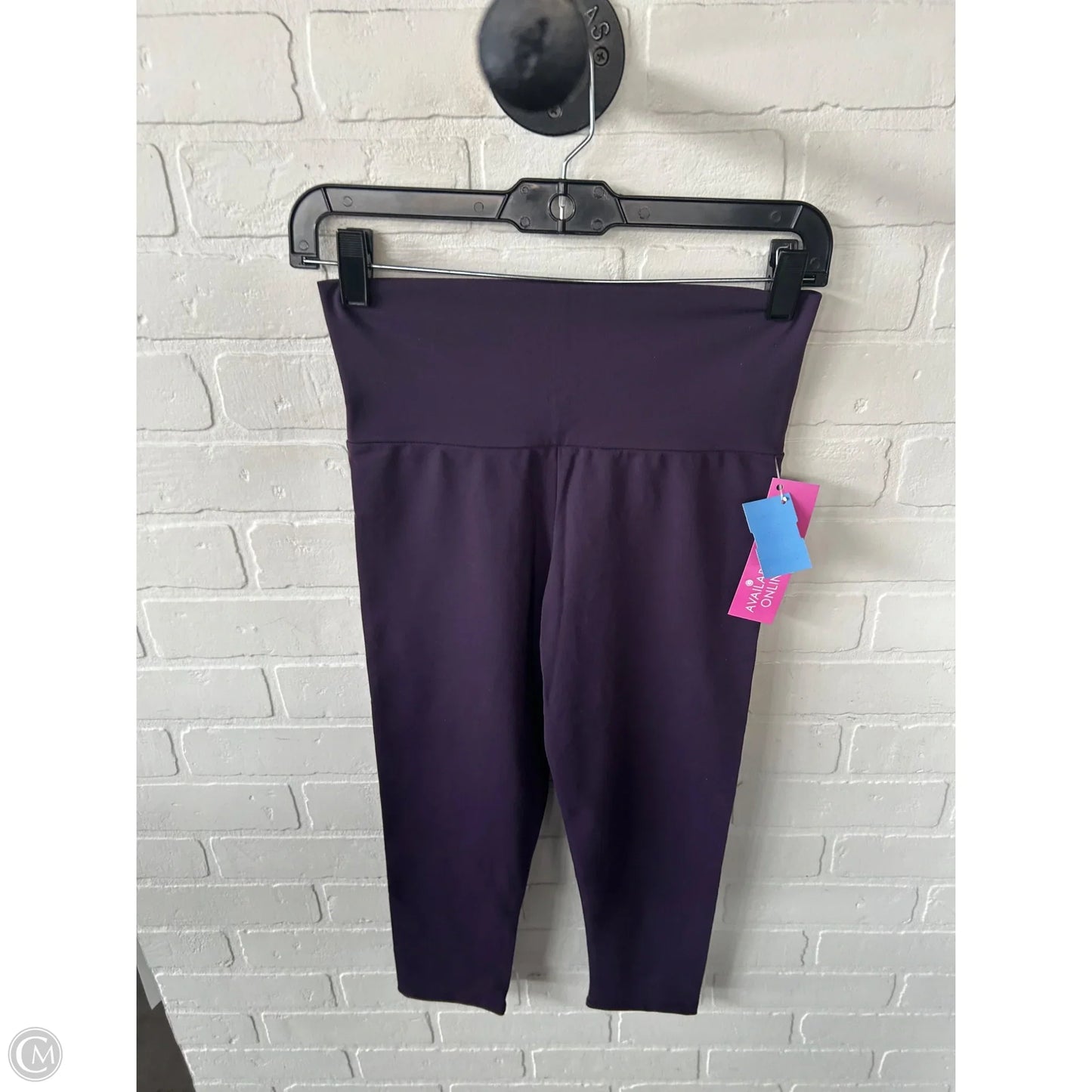 Athletic Capris By Clothes Mentor In Purple, Size: 4