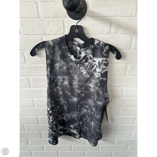 Athletic Tank Top By Lululemon In Grey & White, Size: Xs