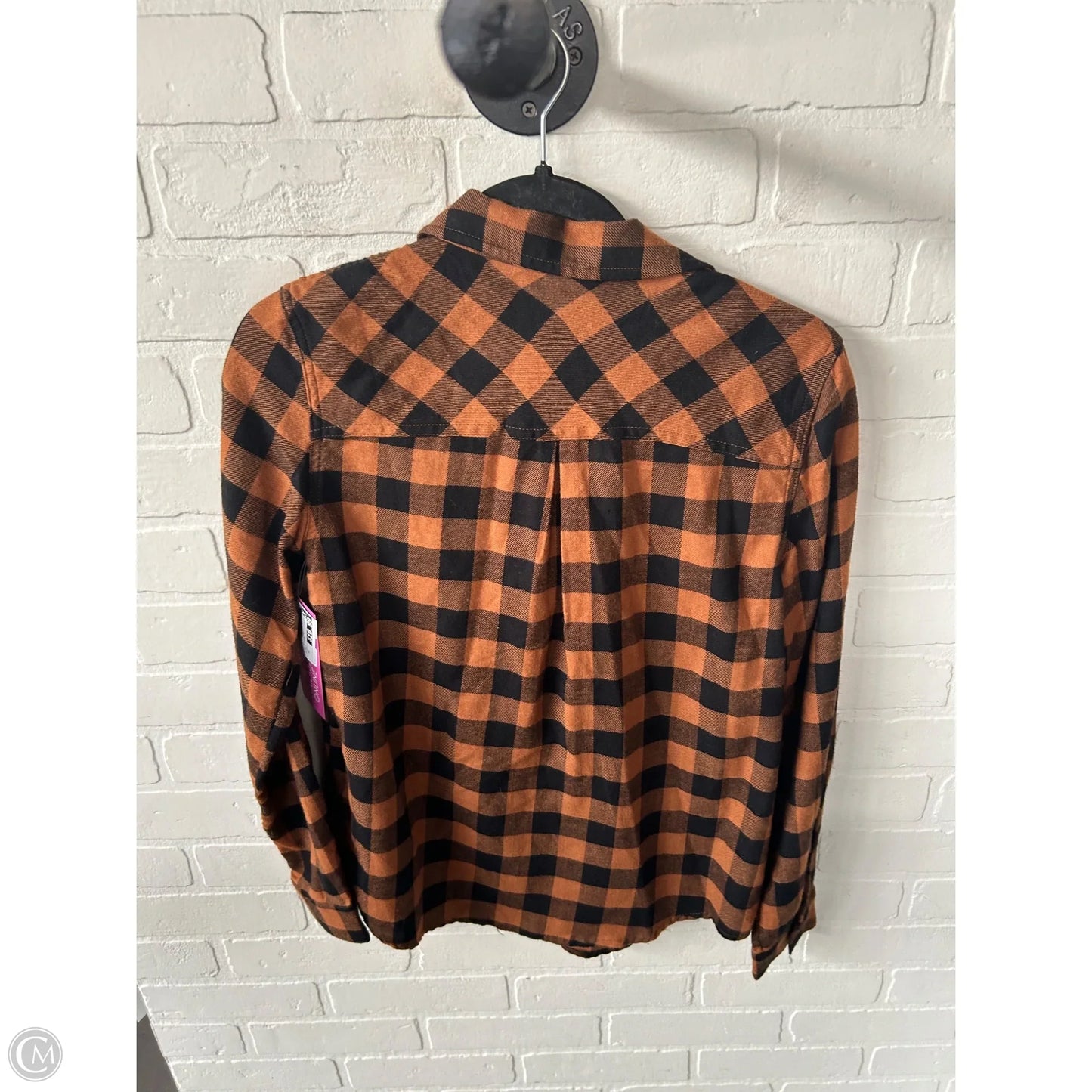 Top Long Sleeve By Maurices In Black & Brown, Size: Xs