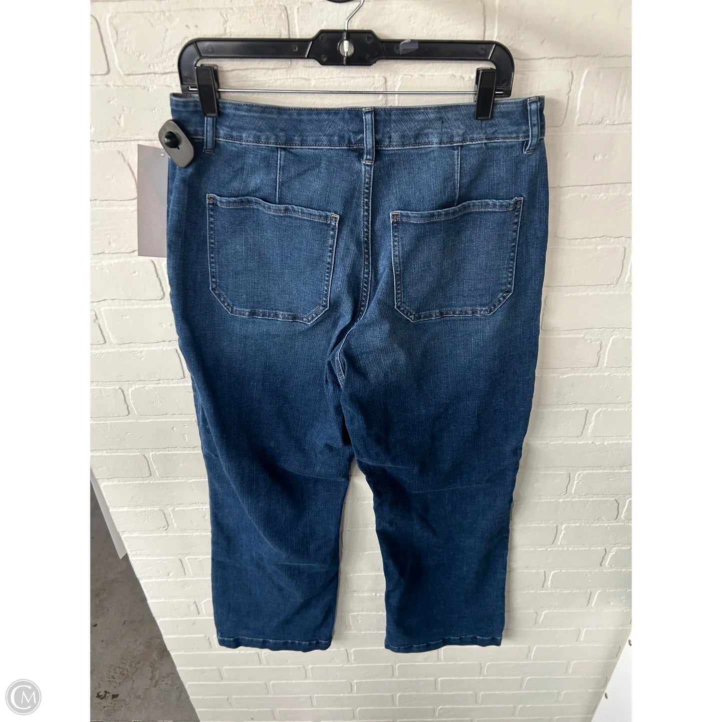 Jeans Wide Leg By White House Black Market In Blue Denim, Size: 10