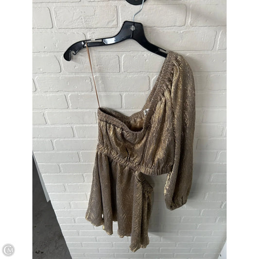 Dress Party Short By Vici In Gold, Size: L