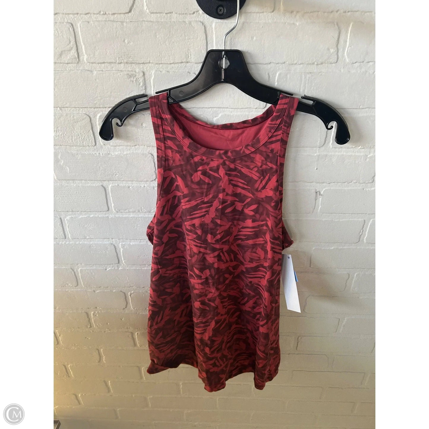 Athletic Tank Top By Lululemon In Orange, Size: M