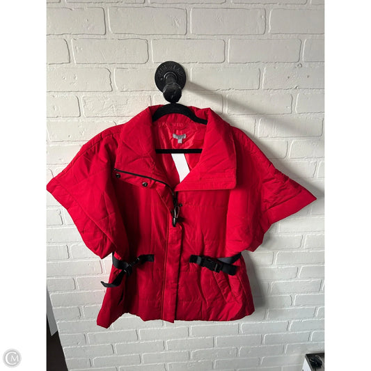 Vest Puffer & Quilted By Talbots In Red, Size: M