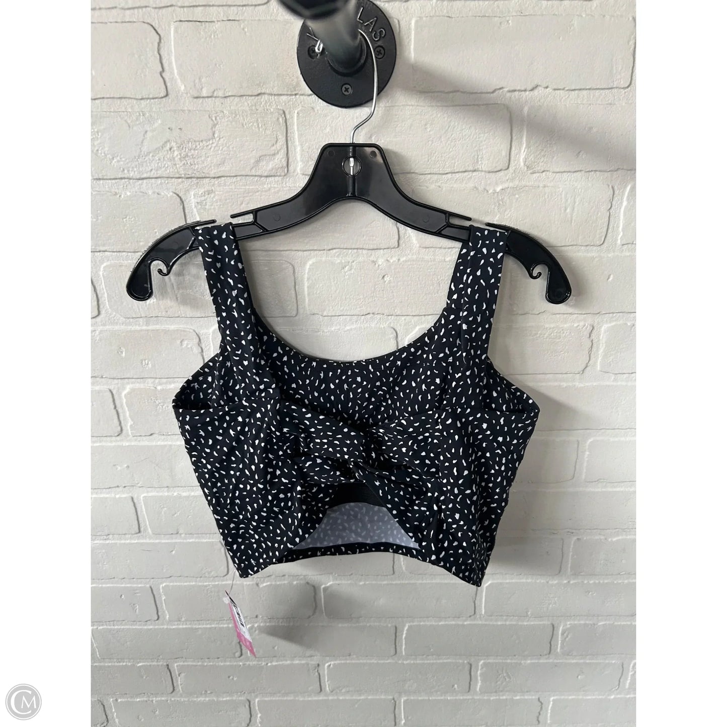Athletic Bra By Cmc In Black & White, Size: Xl