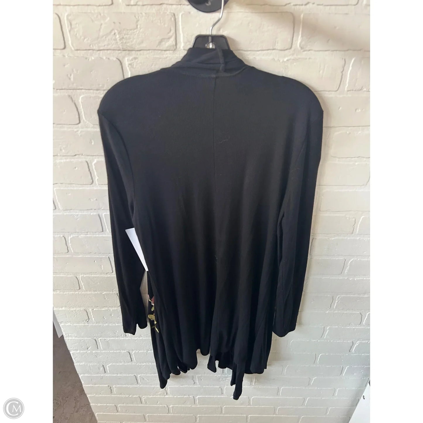 Sweater Cardigan By Inc In Black, Size: L