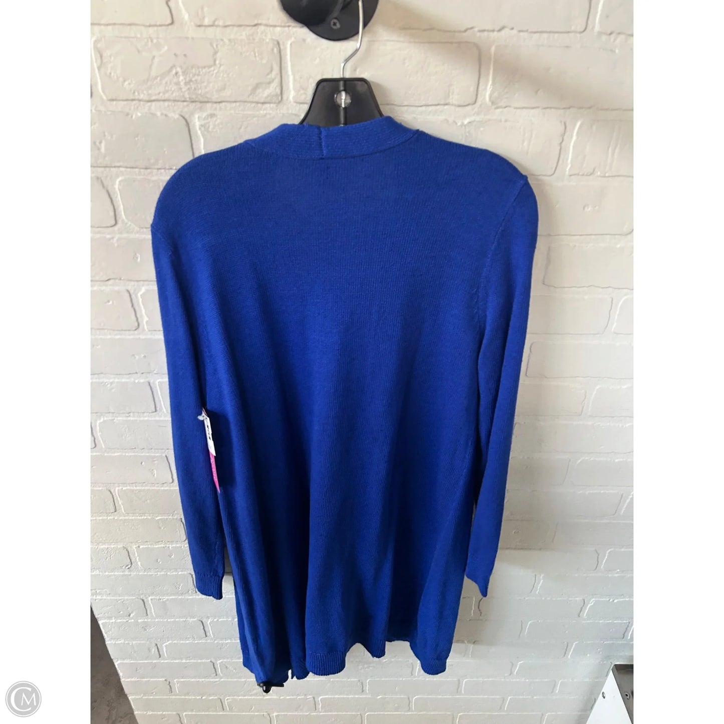 Sweater Cardigan By Eileen Fisher In Blue, Size: M