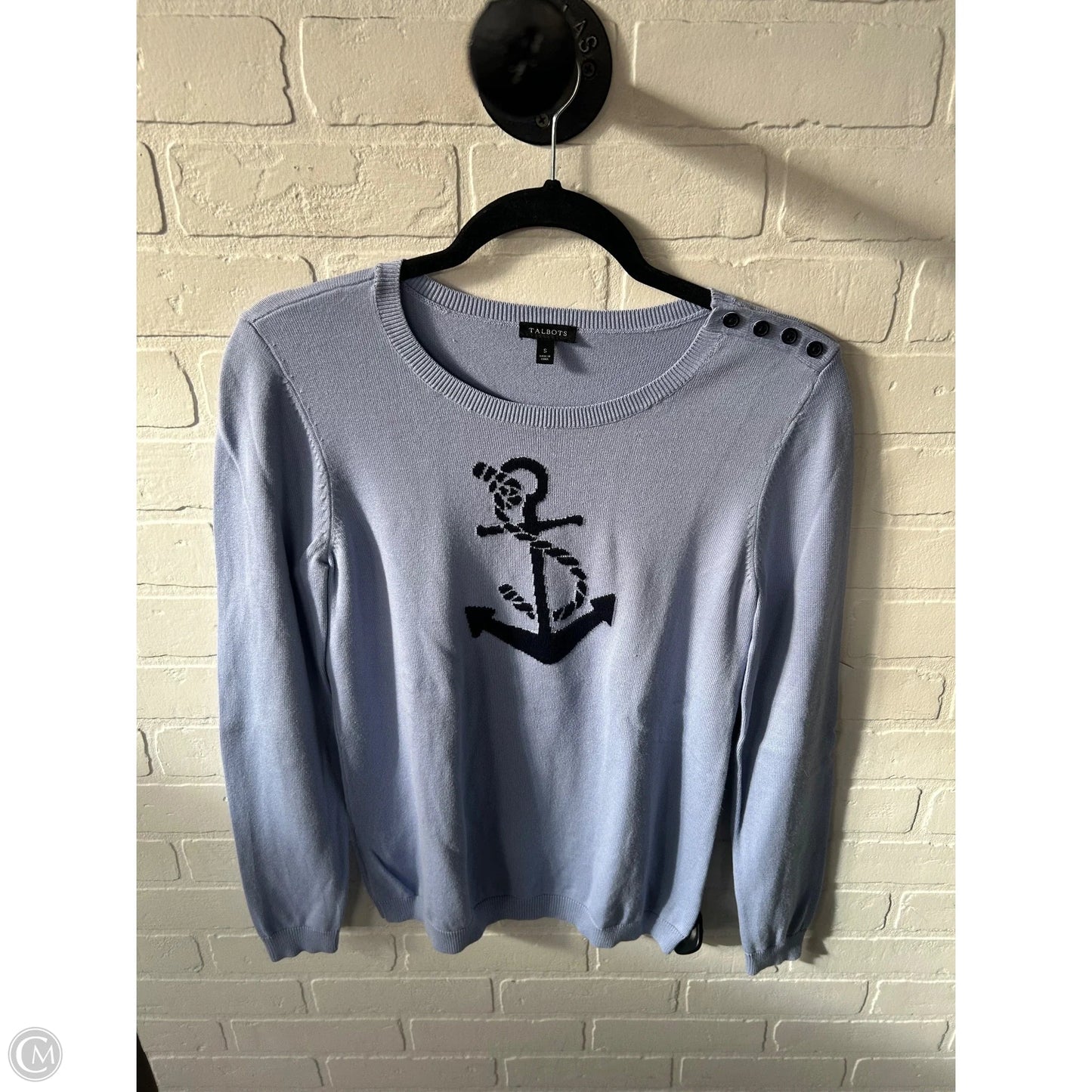 Sweater By Talbots In Blue, Size: S