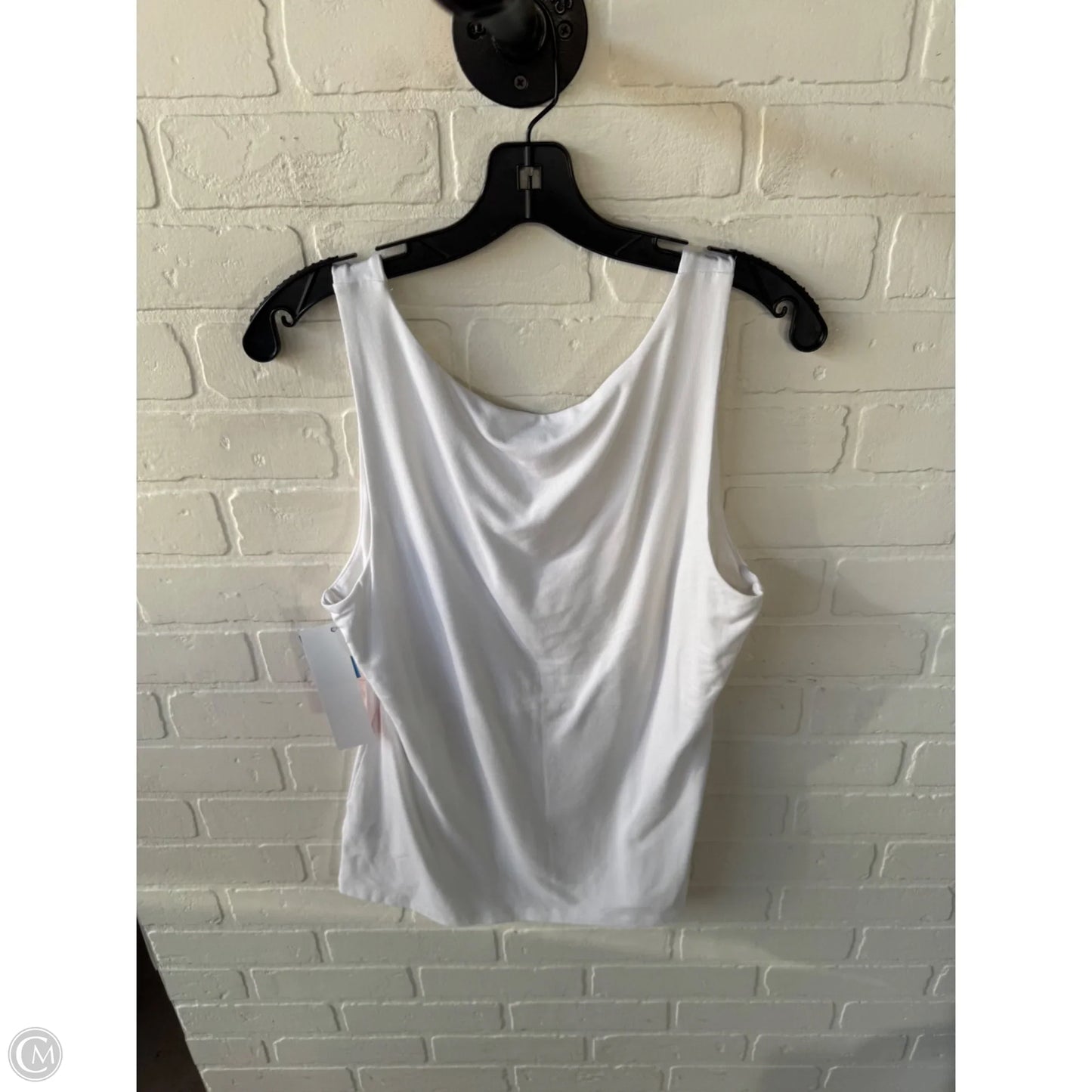 Top Sleeveless Basic By Halogen In White, Size: Xl