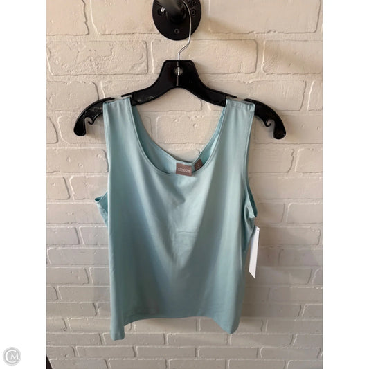 Top Sleeveless Basic By Chicos In Blue, Size: L