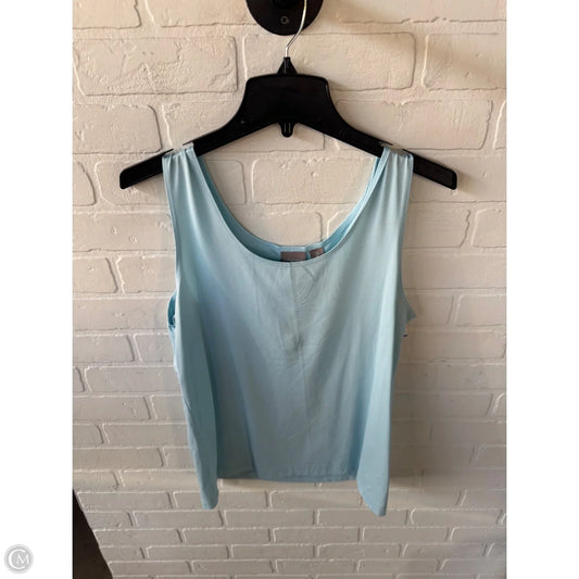 Top Sleeveless Basic By Chicos In Blue, Size: L