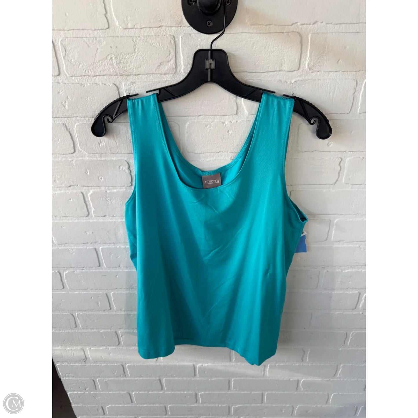 Top Sleeveless Basic By Chicos In Blue, Size: L