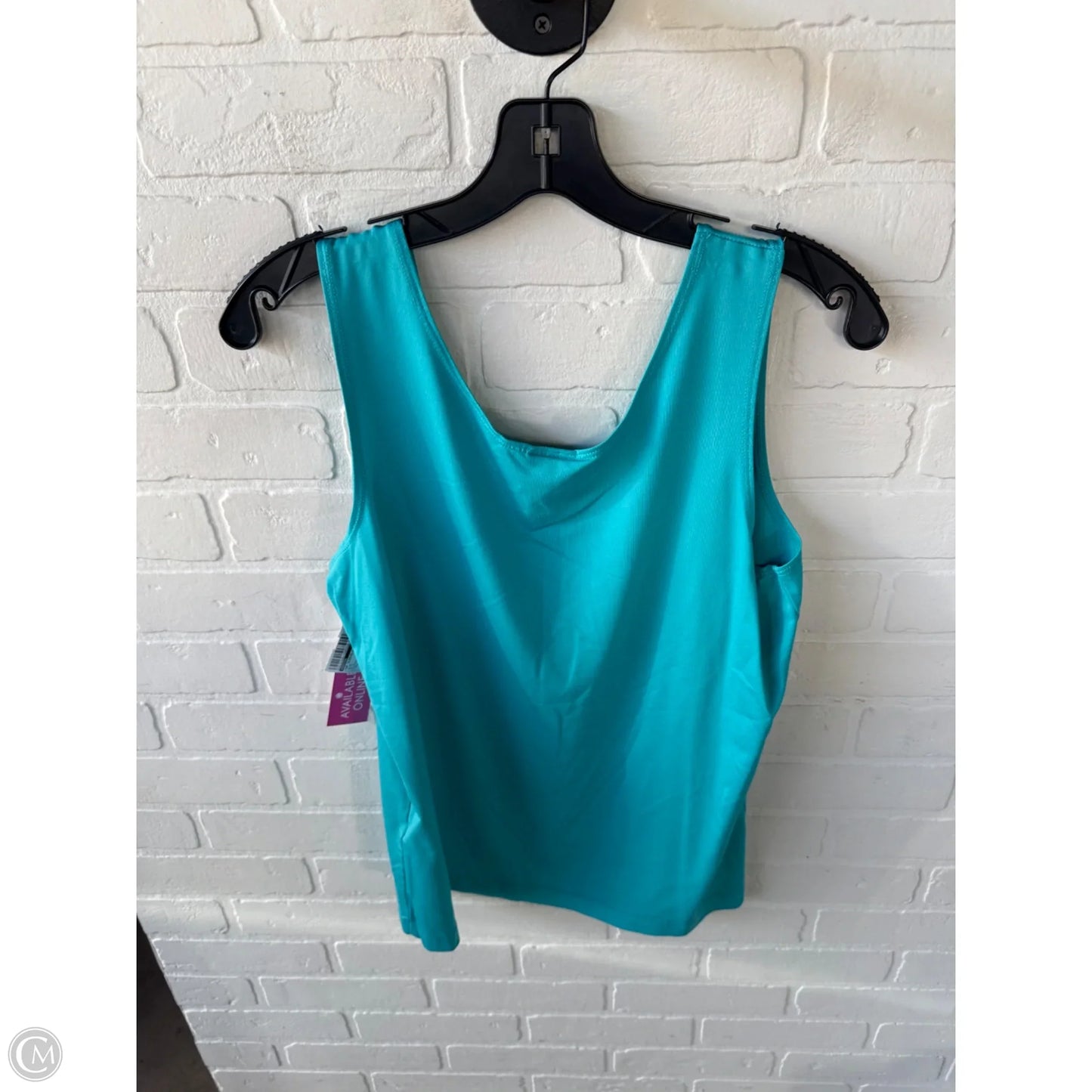 Top Sleeveless Basic By Chicos In Blue, Size: L