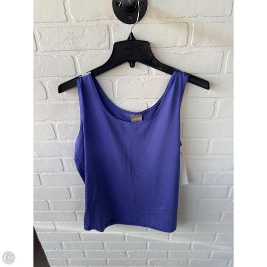 Top Sleeveless Basic By Chicos In Purple, Size: L