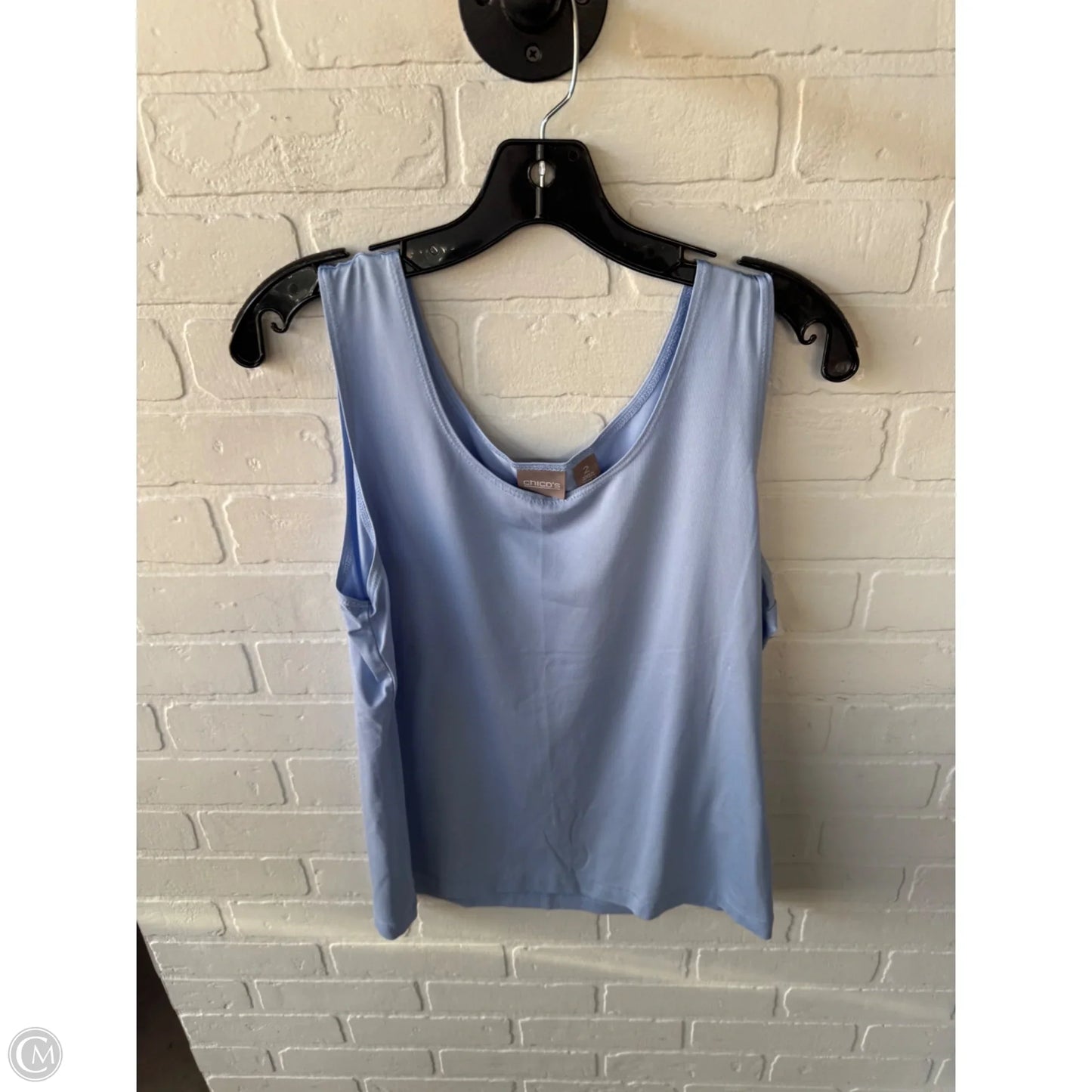 Top Sleeveless Basic By Chicos In Blue, Size: L