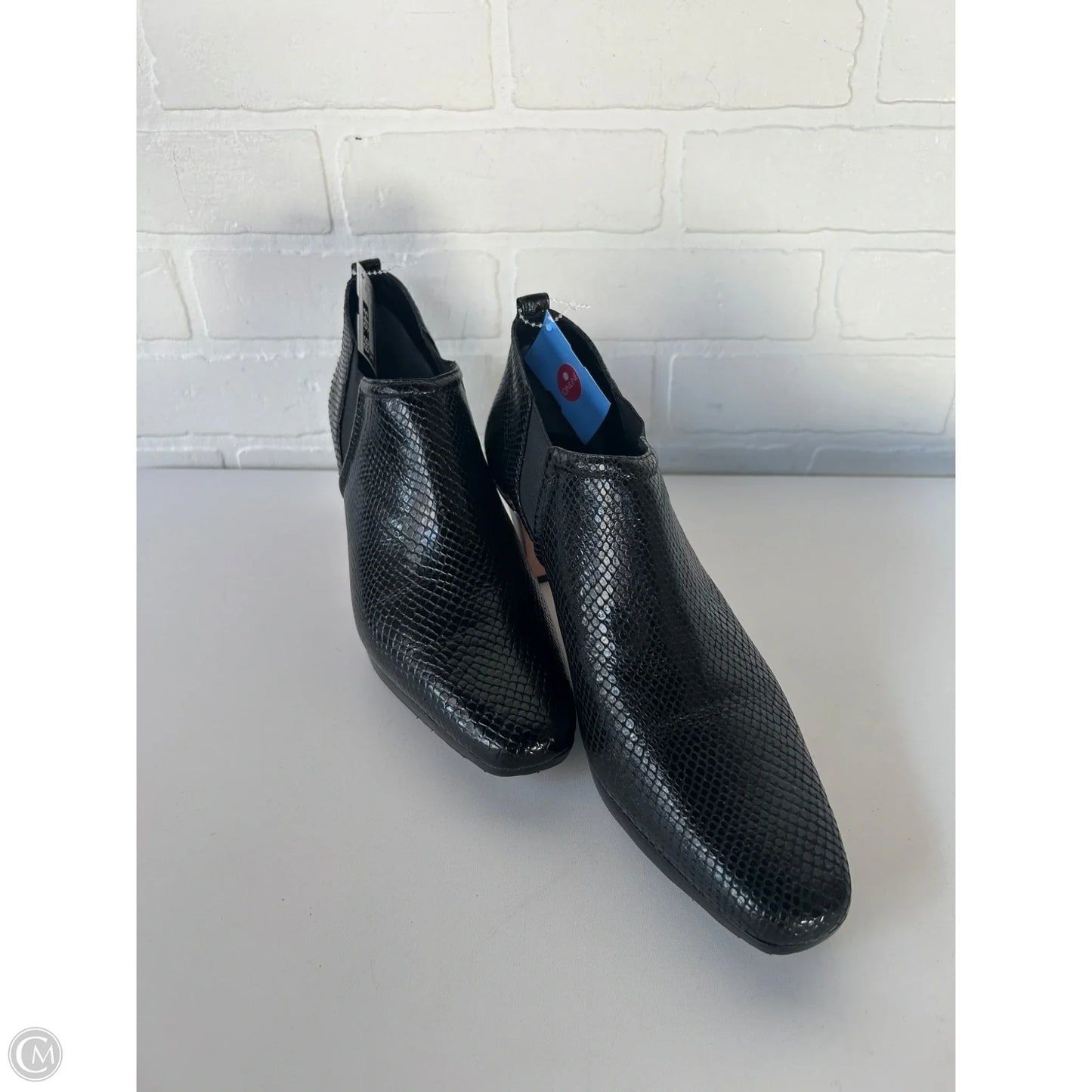 Boots Ankle Heels By Brighton In Black, Size: 10