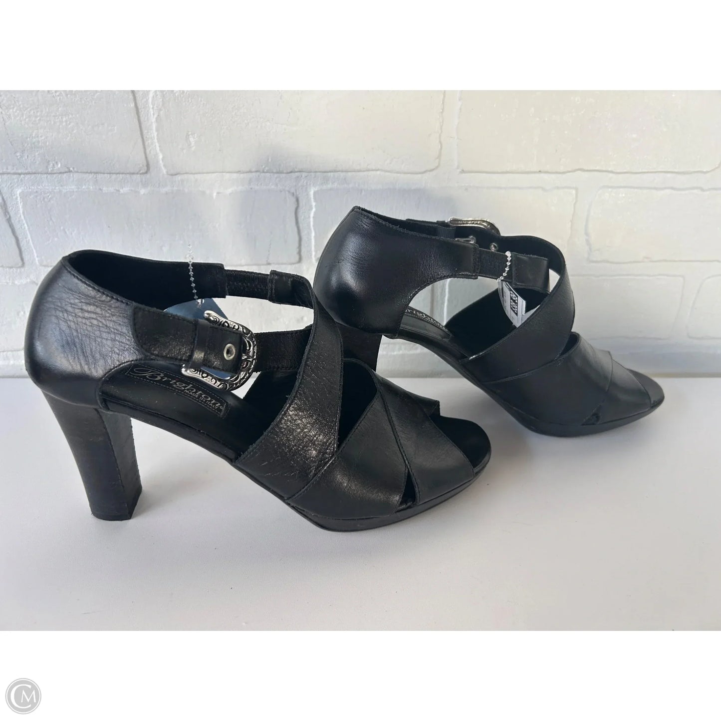 Sandals Heels Block By Brighton In Black, Size: 9